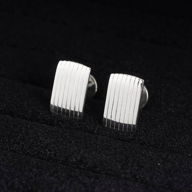 Classic Stripe Rectangles Cufflinks
