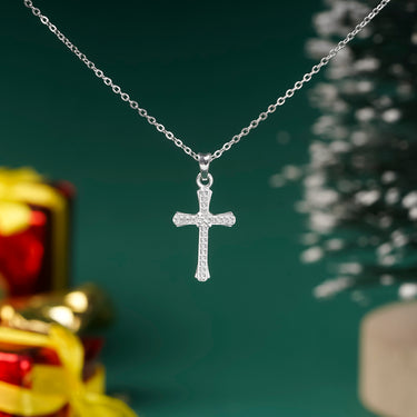 Crystal Cross Necklace