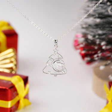 Leo Chrismas Tree Necklace