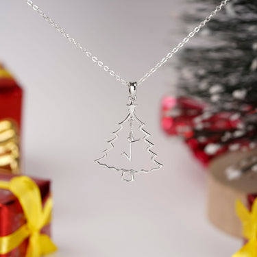 Mathematical Christmas Tree Necklace