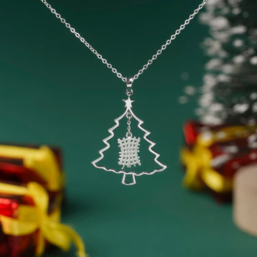 Electromagnetic Christmas Tree Necklace