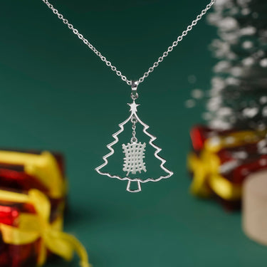 Electromagnetic Christmas Tree Necklace