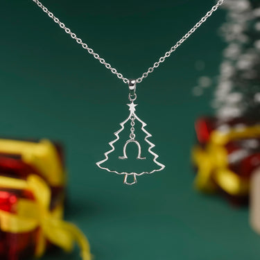 Omega Christmas Tree Necklace