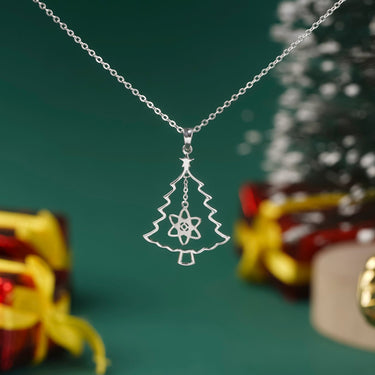 Cosmic Christmas Tree Necklace