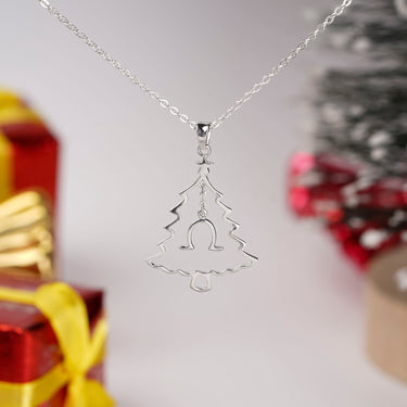 Omega Christmas Tree Necklace