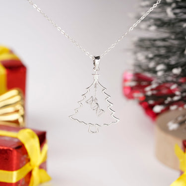 DNA Christmas Tree Necklace