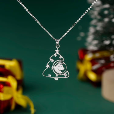 Taurus Chrismas Tree Necklace