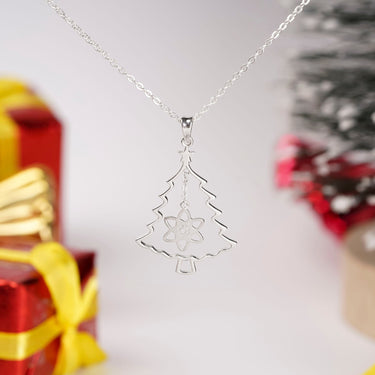 Cosmic Christmas Tree Necklace