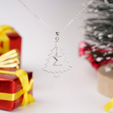 Sigma Christmas Tree Necklace