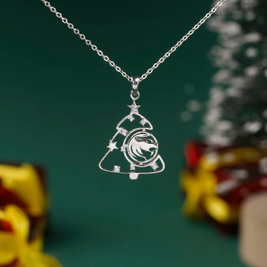 Leo Chrismas Tree Necklace