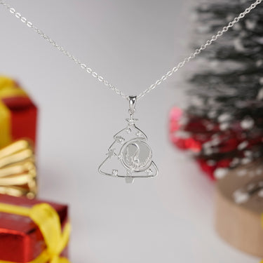 Virgo Chrismas Tree Necklace