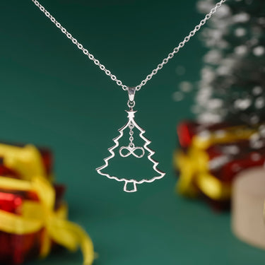 Infinite Christmas Tree Necklace