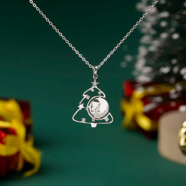 Virgo Chrismas Tree Necklace