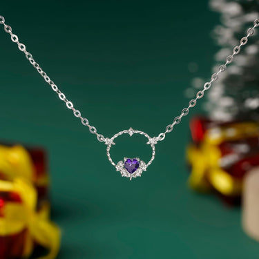 Purple Heart Necklace