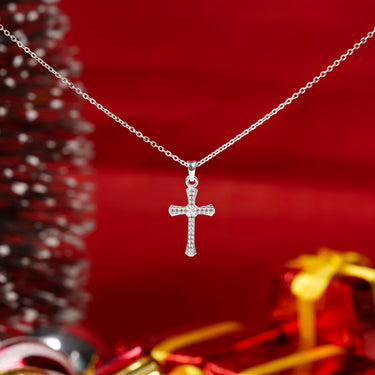 Crystal Cross Necklace