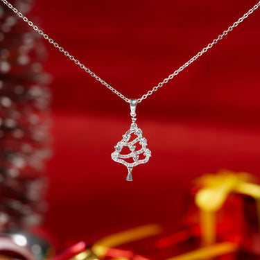 Christmas Necklace: Christmas Tree Magic Charm