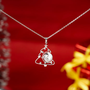 Virgo Chrismas Tree Necklace