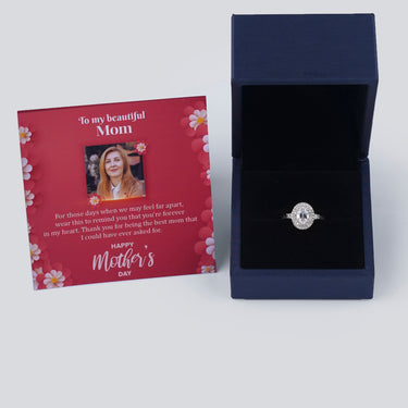 Personalized Gift For Mom - Phoenix Queen Ring - Moissanite - Happy Mother's Day, to My Beautiful Mother