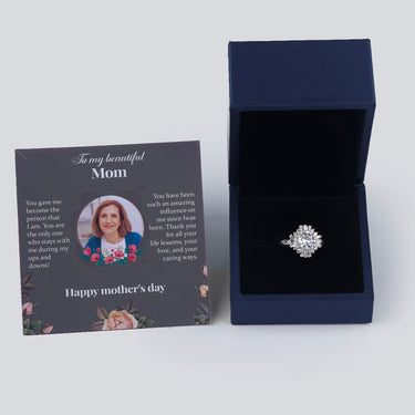 Personalized Gift For Mom - Halo Ring - Happy Mother's Day, to My Beautiful Mother