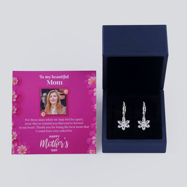 Personalized Gift For Mom - Flower Earrings - Happy Mother's Day 2, to My Beautiful Mother