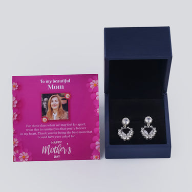 Personalized Gift For Mom - Power Stone Earrings - Happy Mother's Day 2, to My Beautiful Mother