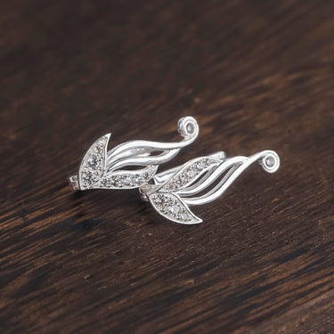 Personalized Gift For Mom - Ancient Wings Earrings - Moissanite - Happy Mother's Day 2, to My Beautiful Mother