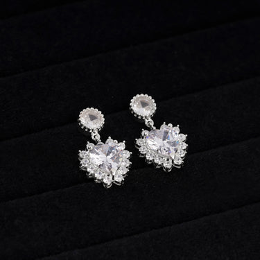 Personalized Gift For Mom - Power Stone Earrings - Moissanite - Happy Mother's Day 2, to My Beautiful Mother