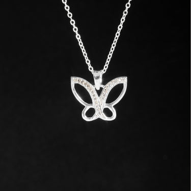 Sparkling Butterfly Necklace