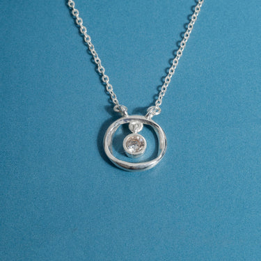 Twist Circle Necklace