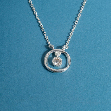 Twist Circle Necklace