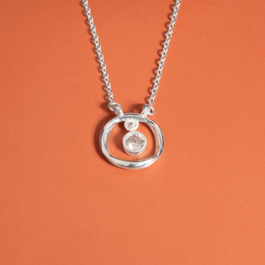 Twist Circle Necklace