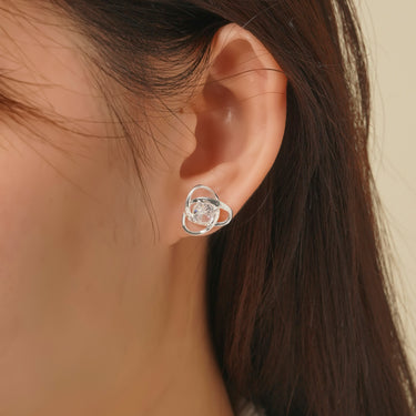 Personalized Gift For Mom - Core Memories Earrings - Moissanite - Happy Mother's Day 2, to My Beautiful Mother