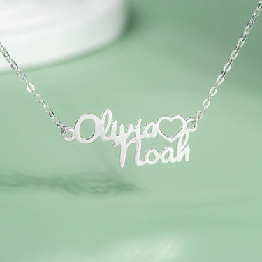 Customized Name Couple Necklace