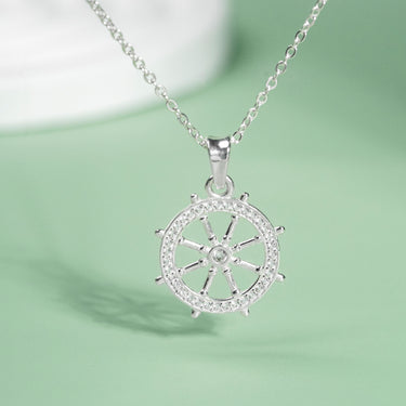 Ship Wheel Necklace