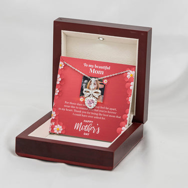 Personalized Gift For Mom - Eternal Love Necklace - Happy Mother's Day, to My Beautyful Mother