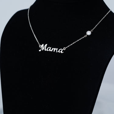Personalized Gift For Mom - Love Mama Necklace - Moissanite - Happy Mother's Day, to My Wonderful Mother