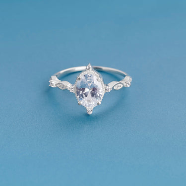 Oval Solitaire Ring