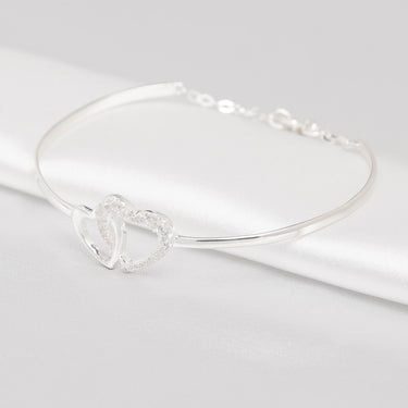 Double Heart Bracelet