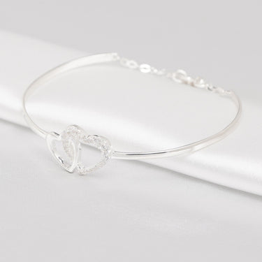 Double Heart Bracelet