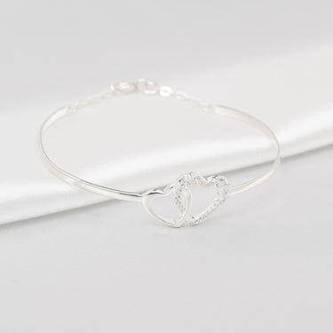 Double Heart Bracelet