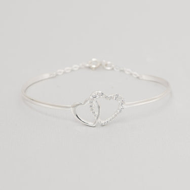 Double Heart Bracelet