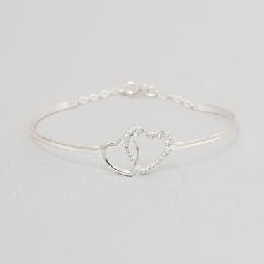 Double Heart Bracelet