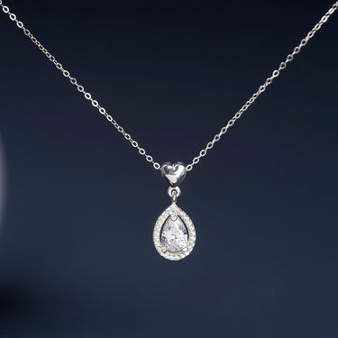 Shimmering Droplet Necklace