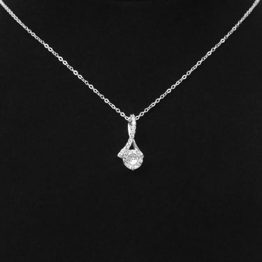 Personalized Gift For Mom - Alluring Beauty Necklace - Moissanite - Happy Mother's Day, to My Beautiful Mother