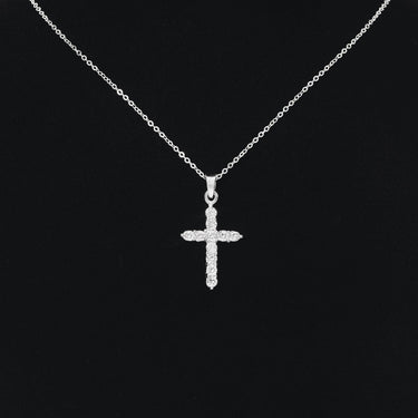 Personalized Gift For Birthday - Classic Cross Pendant Necklace - Happy Birthday Grandma, "Wishing the Best Granama the Best Birthday".