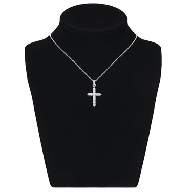 Personalized Gift For Birthday - Classic Cross Pendant Necklace - Happy Birthday Grandma, "Wishing the Best Granama the Best Birthday".