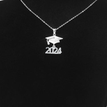 Personalized Gifts For Graduation - Grad Cap Charm Necklace - Congratulations on graduating, Happy Graduation