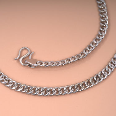 Personalized Gift For Birthday - Curb Chain Necklace - Happy Birthday, GranDad! From Granddaughter, "Enjoy Your Special Day Surrounded by Everyone Who Loves You".