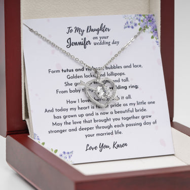 Personalized Gifts from Parent to Bride - Love At First Sight - To my Daughter on Your Wedding day