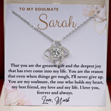 Personalized Gifts From Boyfriend To Girlfriend Gift - Love Knot - I Love You Forever and Always